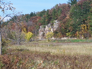 Rock wall scenes along the 400 State Trail